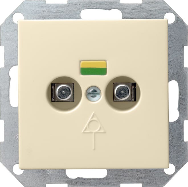 GIRA - GIR040501 PRESA EQUIPOTENZIALE 2X SYSTEM 55 BNC CR