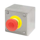 NEW ELFIN SRL - NEW040X0808-8GA CASSETTA INOX EMERG.FUNGO AGG.1NC