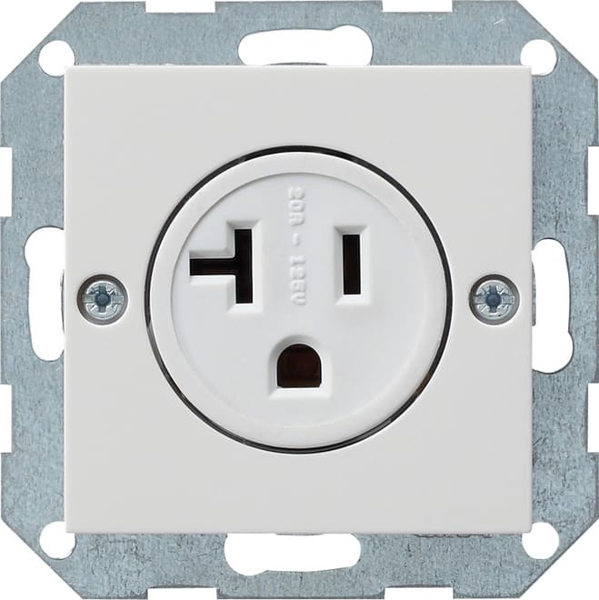 GIRA - GIR048703 PRESA 2-P NEMA 5-20 R SYSTEM 55 BNC PURO