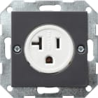 GIRA - GIR048728 PRESA 2-P NEMA 5-20 R SYSTEM 55 ANTRACIT