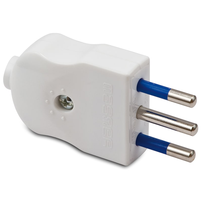 MASTER SRL - MST05021B COMPACT Spina 2 poli+T 10A Bianca