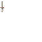 ABB SPA - ABB05210 BASETTA PORTA CANALINE R7035 ABB