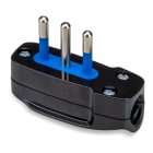 MASTER SRL - MST05450 Spina piatta SPA11 2P+T 10A Nera