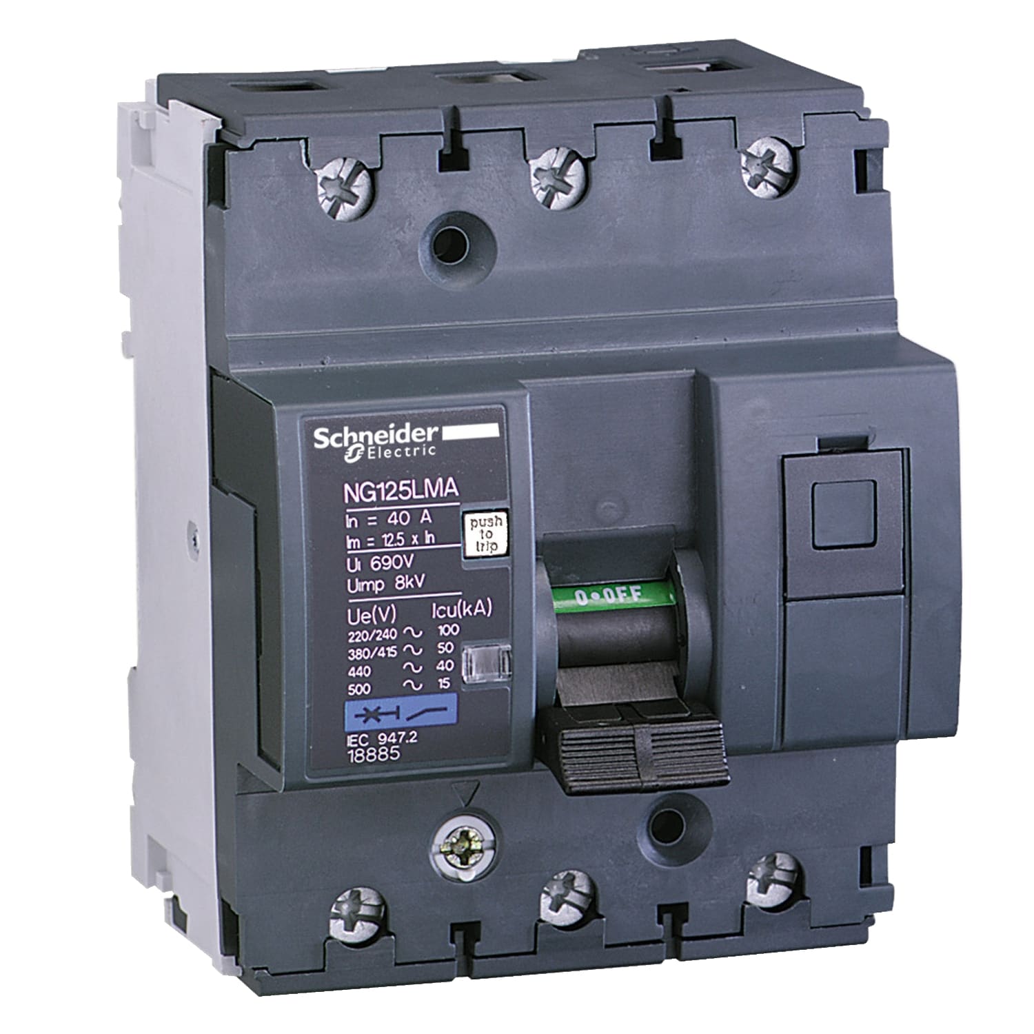 SCHNEIDER ELECTRIC - SNR18880 INT. AUT. NG125LMA 3P 6.3A C.MA
