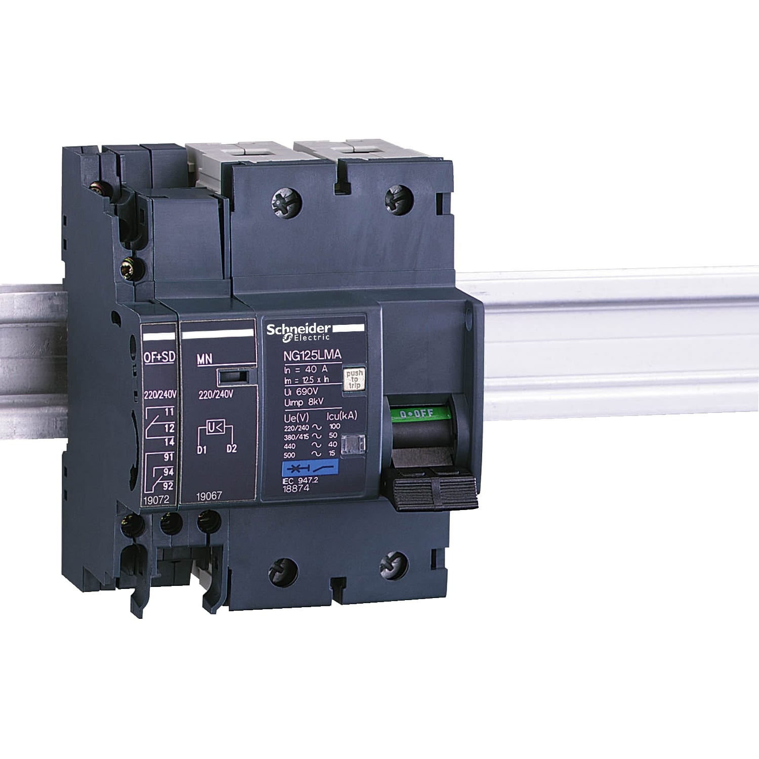 SCHNEIDER ELECTRIC - SNR19072 CONTATTO AUS. OF+SD NG125