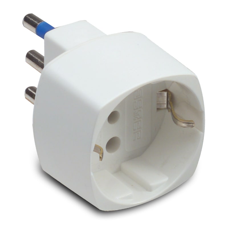MASTER SRL - MST05821 ADATT.SCHUKO 16A 2P+T BIANCO C.SICUREZZA
