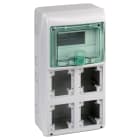 SCHNEIDER ELECTRIC - SNR10364 Quadro Mureva Enclosures IP65 8 moduli 4 prese da incasso