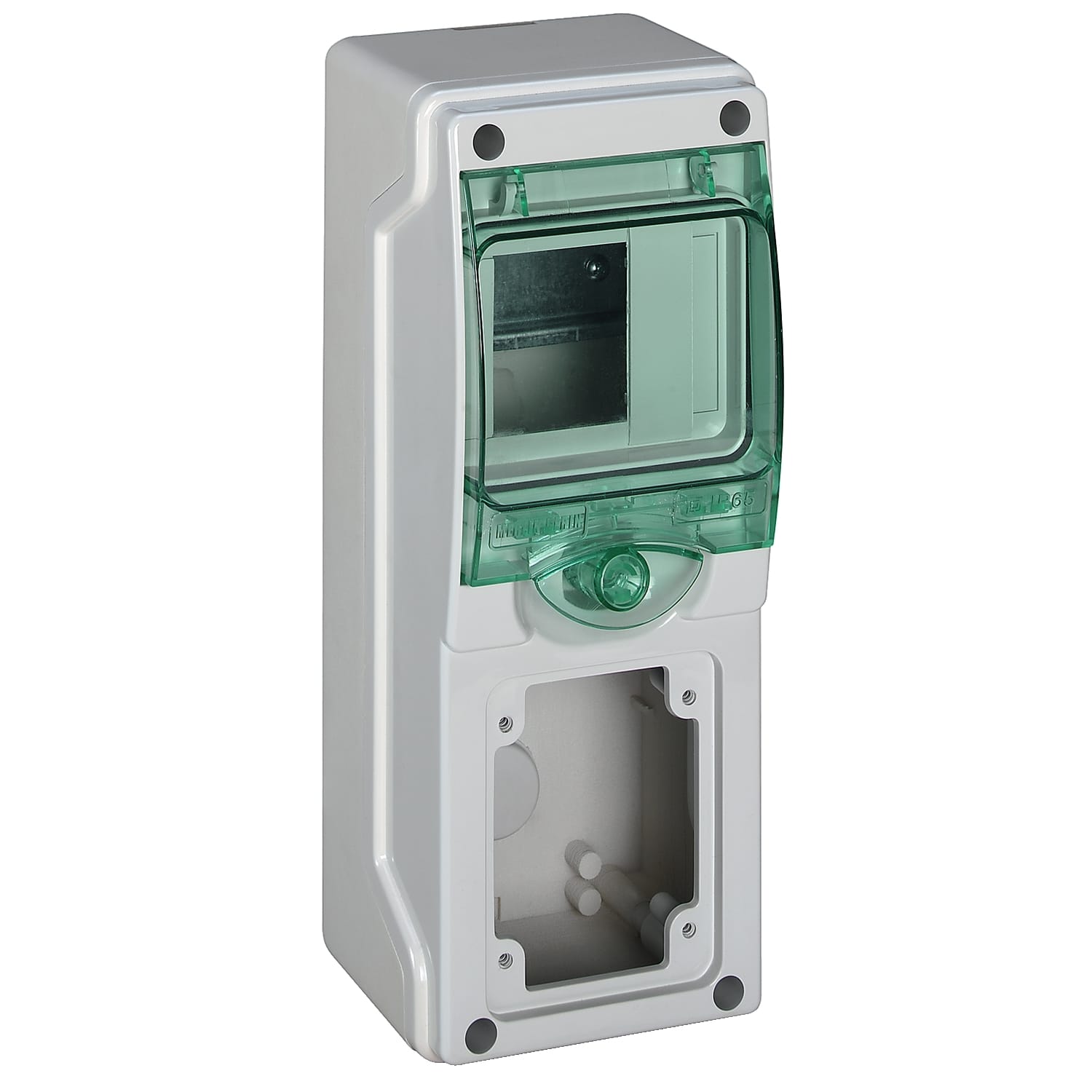 SCHNEIDER ELECTRIC - SNR10360 MiniQuadro Mureva Enclosures IP65 4 moduli 1 presa da incasso