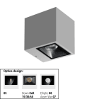 LINEA LIGHT (ILED) - ILD76586N15 CUBIT 16 1L MONO 8,7WAC ON/OFF GG