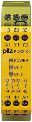 PILZ ITALIA SRL - PIZ774300 PNOZ X1 24AC/DC 3NA+1NC