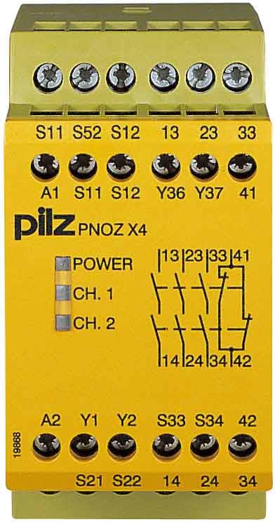 PILZ ITALIA SRL - PIZ774734 PNOZ X4 110AC 3NA+1NC
