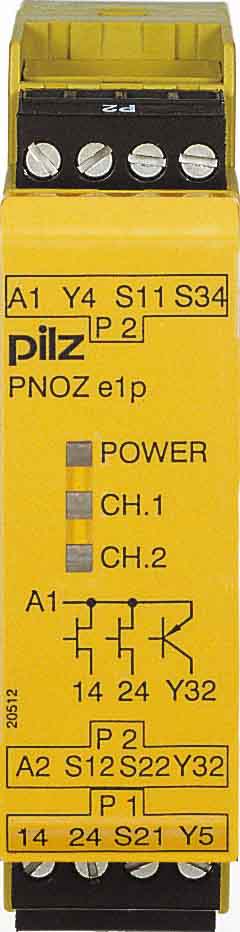 PILZ ITALIA SRL - PIZ774133 PNOZE1.1P 24DC 2PNP+1PNP