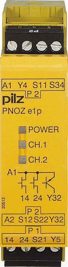 PILZ ITALIA SRL - PIZ784130 PNOZE1P C 24DC 2PNP+1PNP
