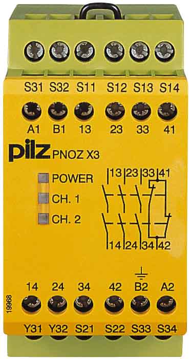 PILZ ITALIA SRL - PIZ774318 PNOZ X3 230AC/24DC 3NA+1NC+1PNP