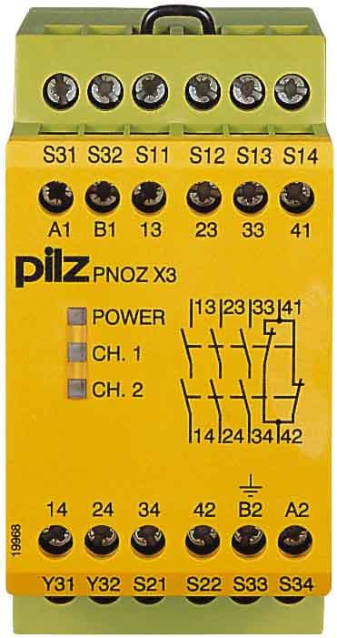 PILZ ITALIA SRL - PIZ774315 PNOZ X3 115AC/24DC 3NA+1NC+1PNP