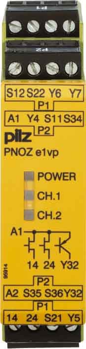 PILZ ITALIA SRL - PIZ784132 PNOZE1VP 300S C 24DC 1PNP(R)+1PNP(I)+1PN