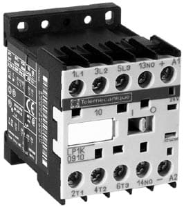 SCHNEIDER ELECTRIC - SNRLP1K0910BD Contattore TeSys LP1-K - 3 poli - AC3 440V 9 A - 24 V CC