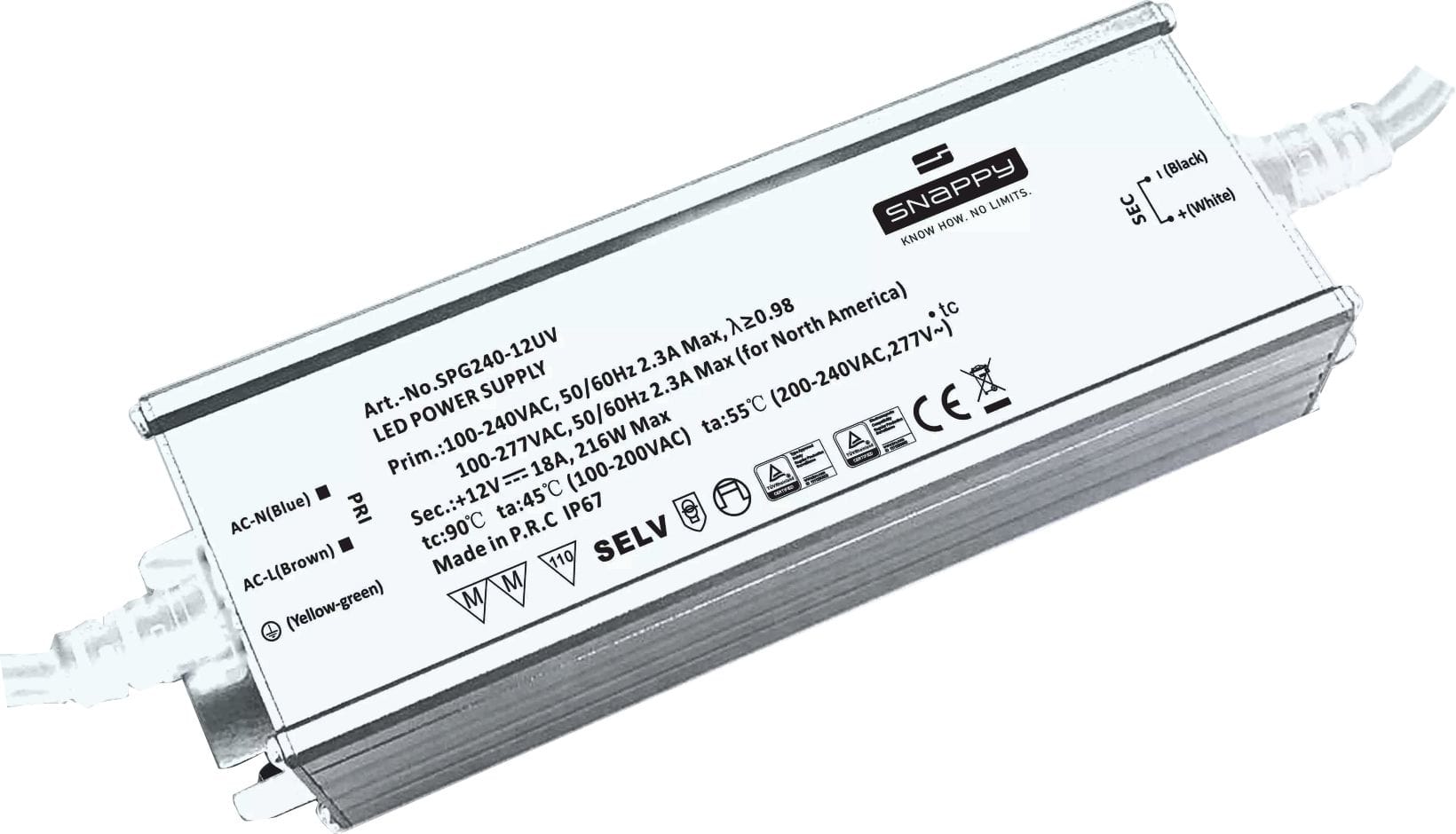 ELCOM SRL - EOWAL00309 DRIVER 24VDC 240W IP67