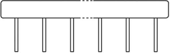 MURRELEKTRONIK SRL - MUE90975 BARRA DI POTENZIALE BLU 10 POLI