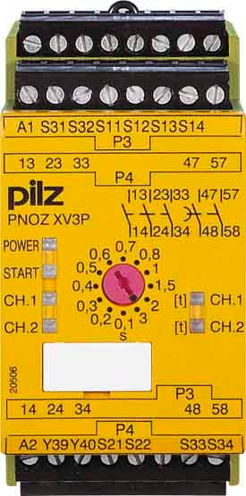 PILZ ITALIA SRL - PIZ777510 PNOZ XV3P 30S 24DC 3NA(I)+2NA(R)