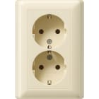 GIRA - GIR078801 DOP.SCHUKO P.CPL. S./GRAFFA MI GIRA STAN