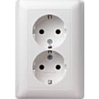 GIRA - GIR078803 SCHUKO DOP. P.CPL. S/GRAFFA MI