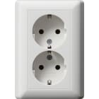 GIRA - GIR078804 DOP.SCHUKO P.CPL. S./GRAFFA MI GIRA STAN