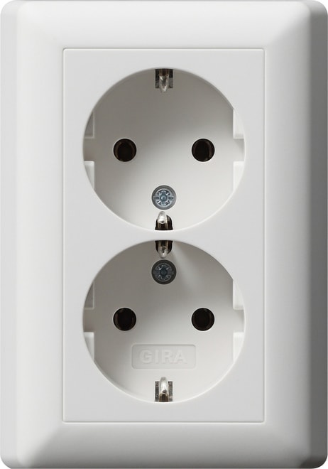 GIRA - GGI078804 DOP.SCHUKO P.CPL. S./GRAFFA MI GIRA STAN