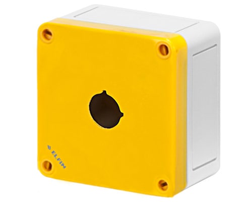 NEW ELFIN SRL - NEW080C0909-5GP1 CASSETTA TPLAST.94X94X57 1F C.GIALL