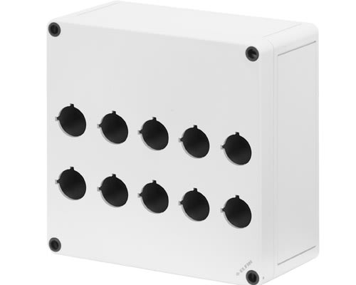 NEW ELFIN SRL - NEW080C1818-9P10 CASSETTA TPLAST.180X182X90 10F