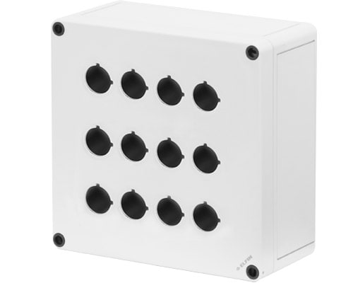 NEW ELFIN SRL - NEW080C1818-9P12 CASSETTA TPLAST.180X182X90 12F