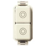 VIMAR SPA - VIW08275 DUE PULSANTI 1P NO 10A