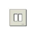 VIMAR SPA - VIW08606 PLACCA 2M ALLUM. SCATTO ORO