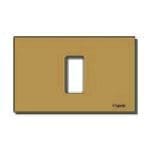 VIMAR SPA - VIW08635.BR PLACCA 1M ALLUM. SCATTO BRONZO