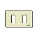 VIMAR SPA - VIW08636.A PLACCA 2M RESINA SCATTO AVORIO