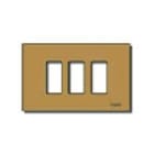 VIMAR SPA - VIW08637.BR PLACCA 3M ALLUM. SCATTO BRONZO