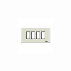 VIMAR SPA - VIW08638 PLACCA 4M ALLUM. SCATTO ORO