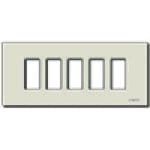 VIMAR SPA - VIW08639 PLACCA 5M ALLUM. SCATTO ORO