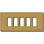 VIMAR SPA - VIW08639.BR PLACCA 5M ALLUM. SCATTO BRONZO