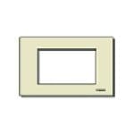 VIMAR SPA - VIW08657.A PLACCA 3MSP RESINA SCATTO AVORIO
