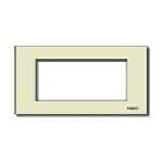 VIMAR SPA - VIW08658.A PLACCA 4MSP RESINA SCATTO AVORIO
