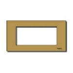 VIMAR SPA - VIW08658.BR PLACCA 4MSP ALLUM. SCATTO BRONZO