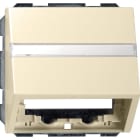 GIRA - GGI087001 CALOTTA DATI AP + CT SYSTEM 55 BNC CREMA