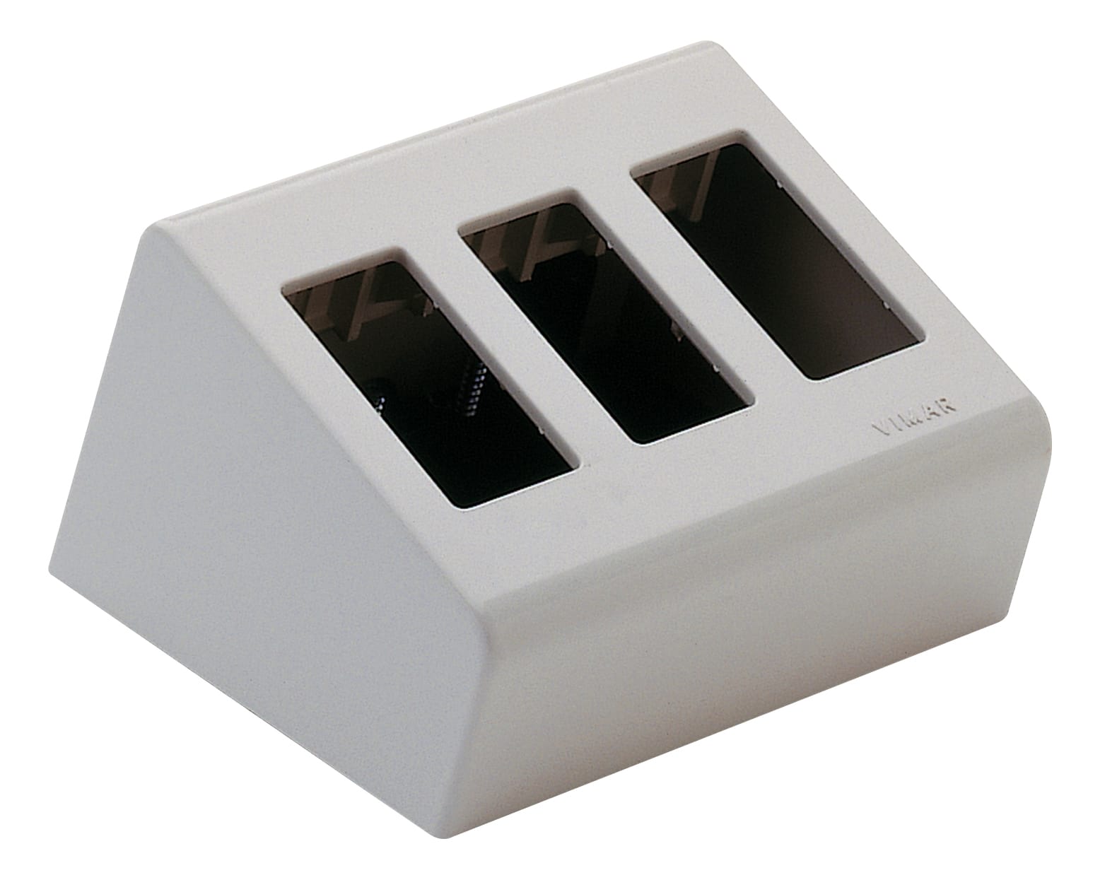 VIMAR SPA - VIW09933 SCATOLA INCLINATA TAVOLO 3M P50MM AVORIO