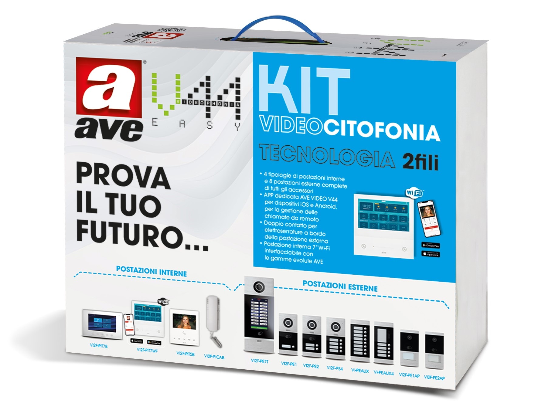 AVE - AVEKV01-1PIT5BAP KIT 2F MONOFAM LCD 5 P.E. APP.PAR