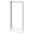 GEWISS - GEWGWD3091 COPPIA DI PANNELLI LATERALI AREATI - QUADRO DA PAVIMENTO - QDX 630 L - 2000x300MM