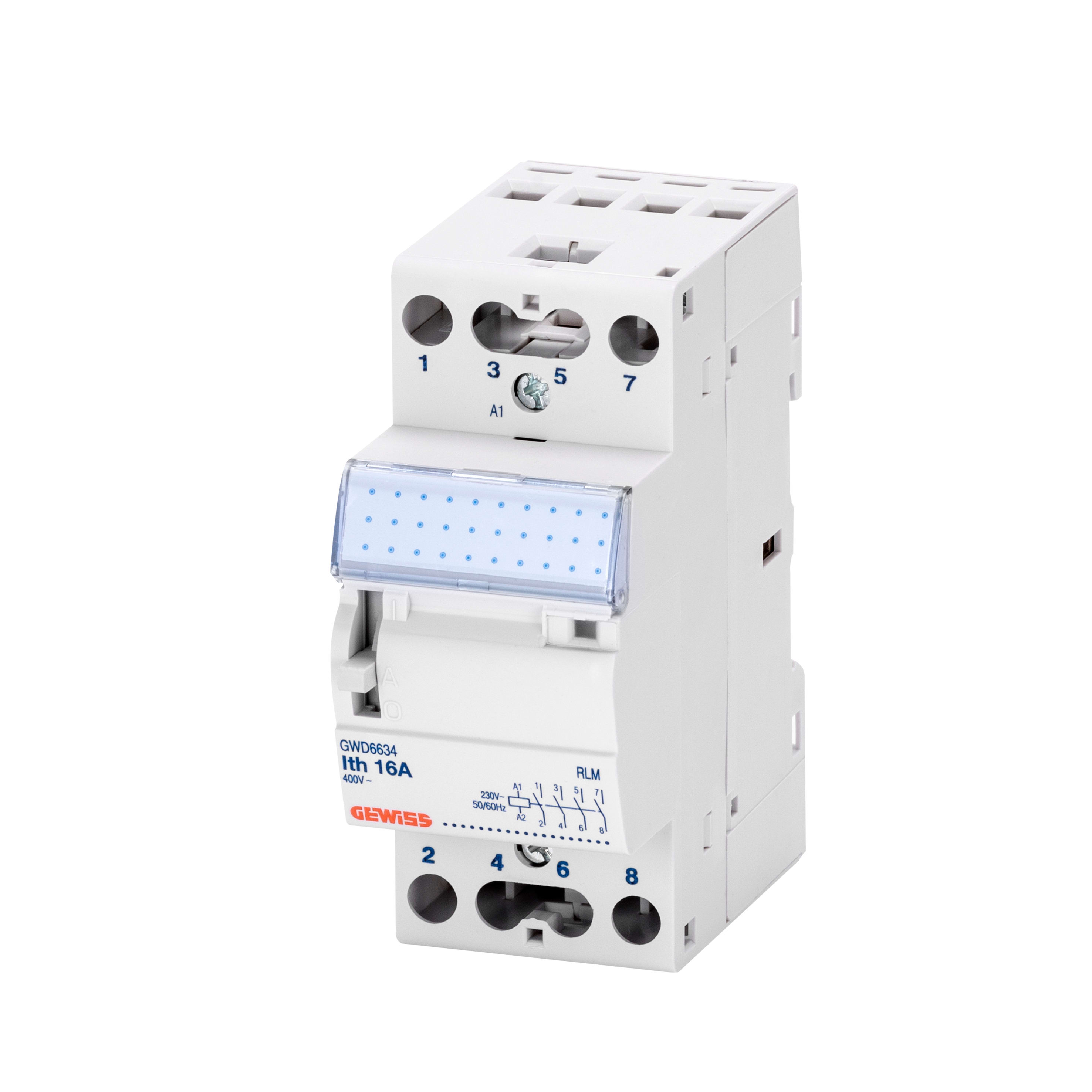GEWISS - GEWGWD6632 RELE MONOSTABILE 4NA 16A 12VCA 2M