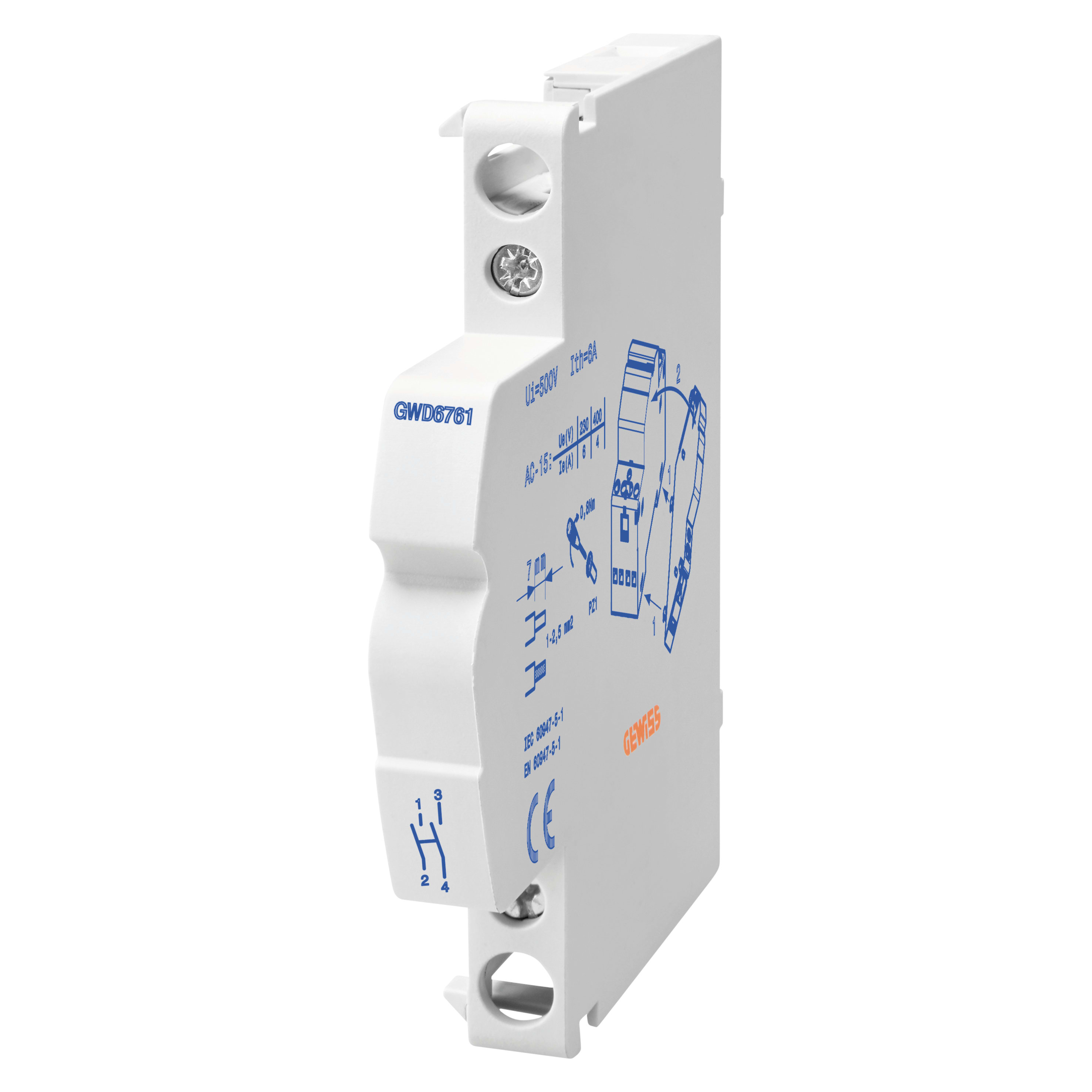 GEWISS - GEWGWD6676 CONTATTO AUSILIARIO RELE 1SC