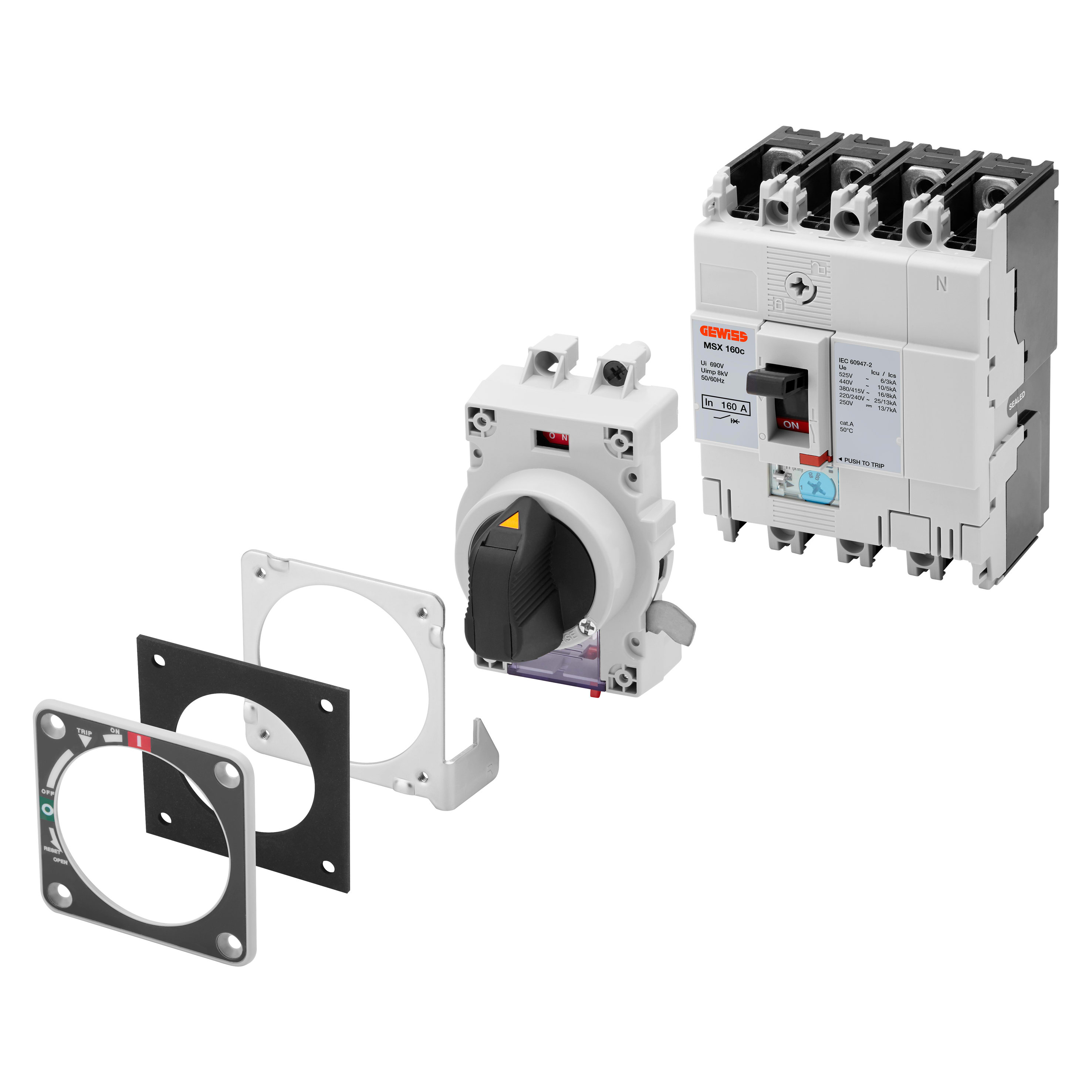 GEWISS - GEWGWD8618 MANOVRA ROTATIVA DIRETTA - PER MSX/M160c