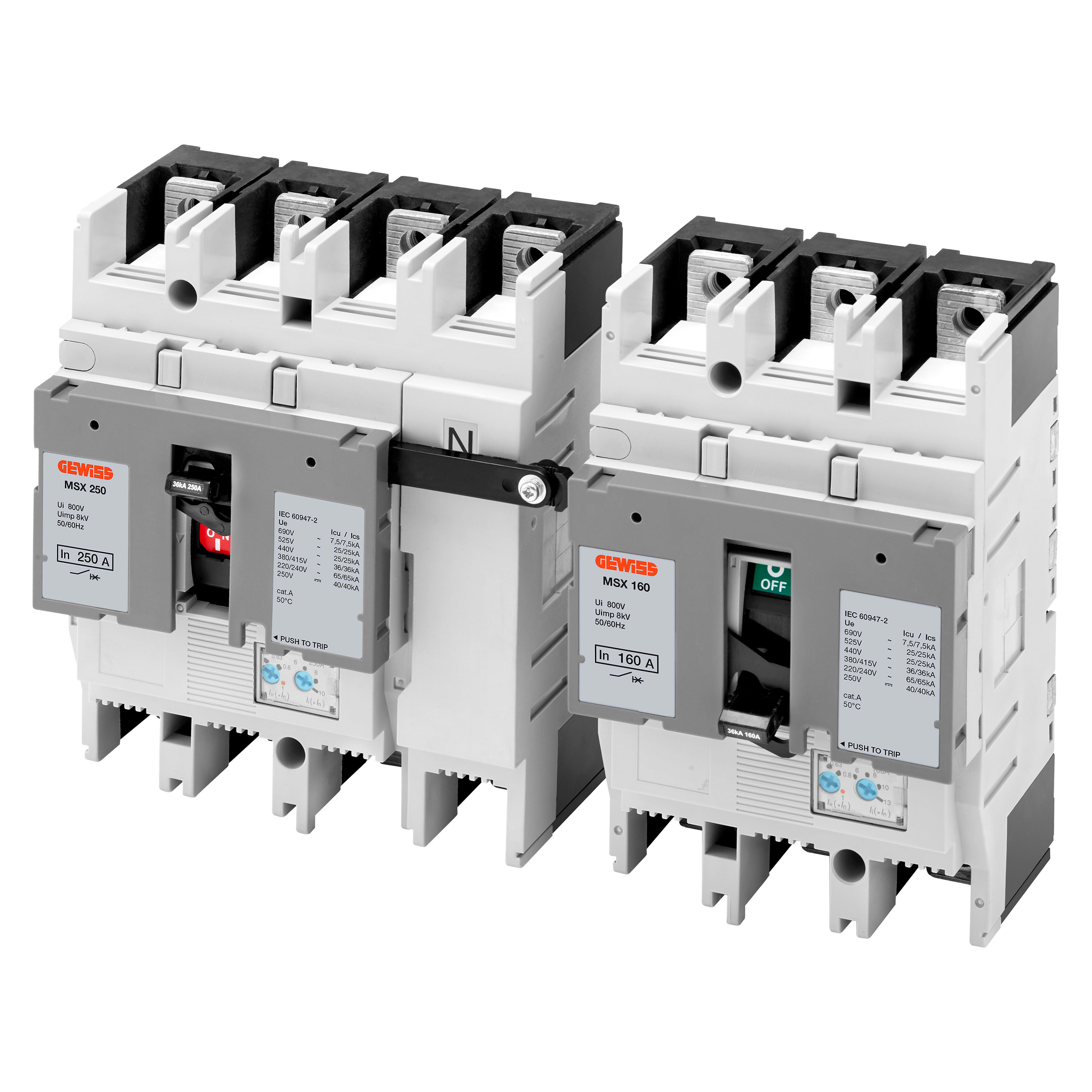 GEWISS - GEWGWD8652 INTERBLOCCO MECCANICO A LEVA - PER MSX/E/M400-630 - INTERBLOCCO MECCANICO SINISTRO